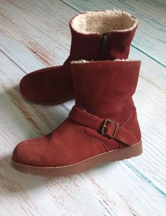 Men Cotton Traders Boots Brown Suede 39