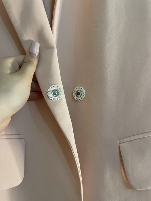 Женский Безрукавный Пиджак Розовый 36