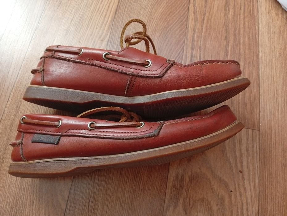 Uomo Timberland Mocassini Borgogna Pelle 41