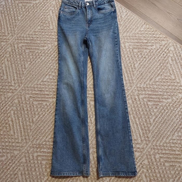 Damen Jeans Schlag Blau 36