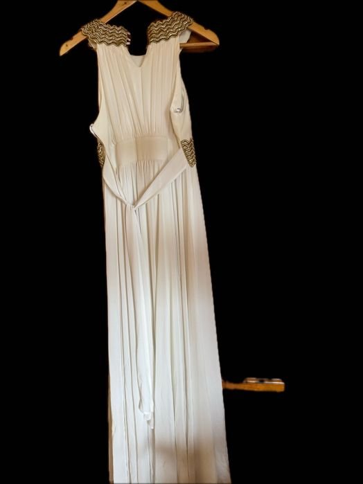 Женская Элегантное Вечернее Платье Белое 38