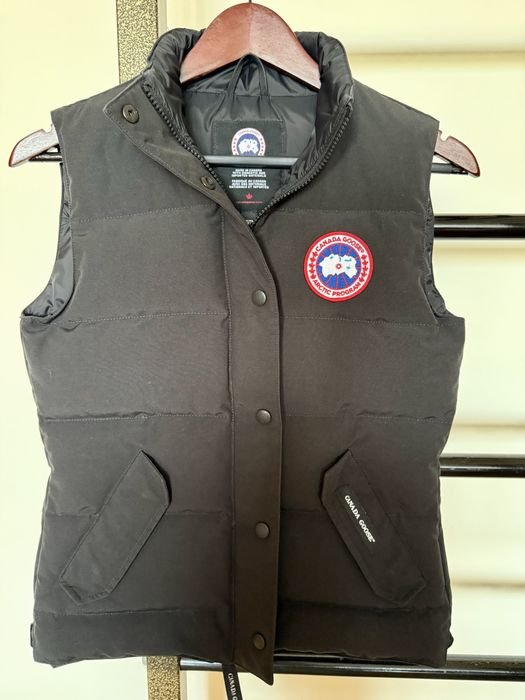 Donna Canada Goose Gilet Nero 34