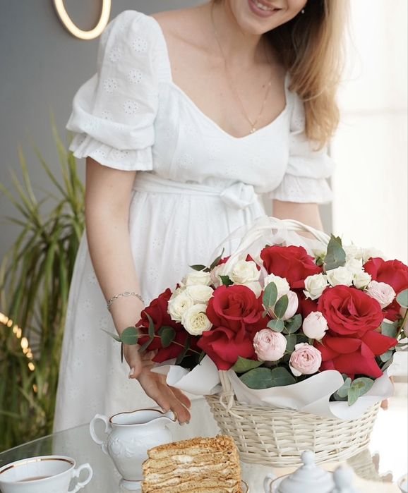 Donna Abito Maternità Bianco 36