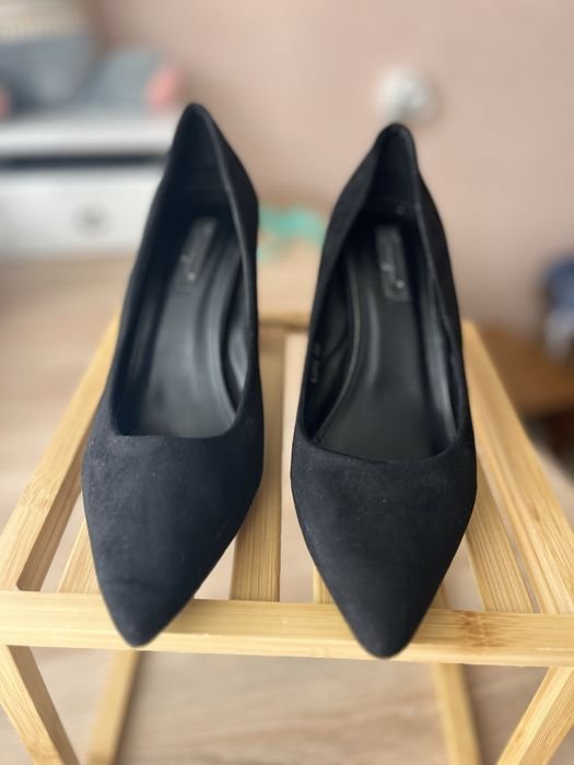 Donna Tacchi Neri Suede 39