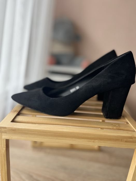 Donna Tacchi Neri Suede 39