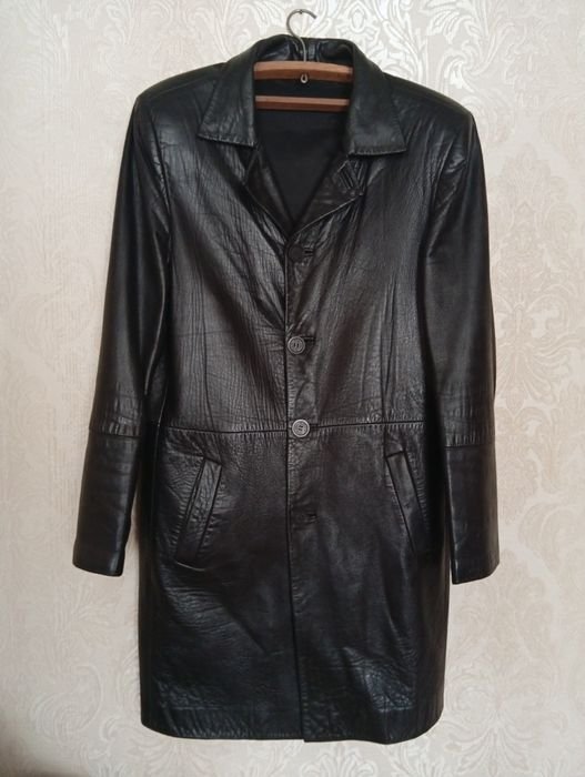 Мужской Hugo Boss Плащ Чёрный 40