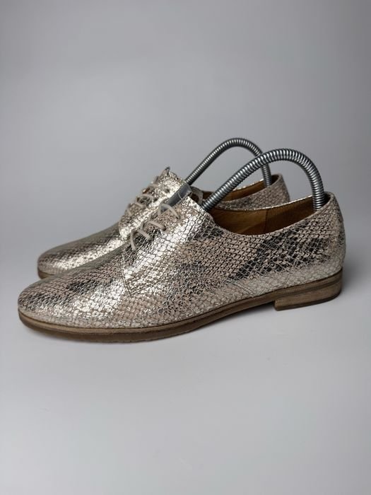 Women Gabor Heels Gold Leather 40