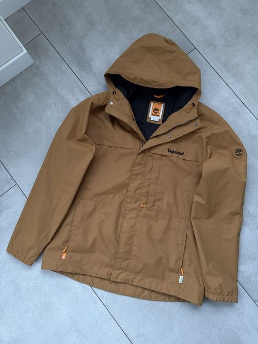 Uomo Timberland Giacca Marrone Impermeabile 44