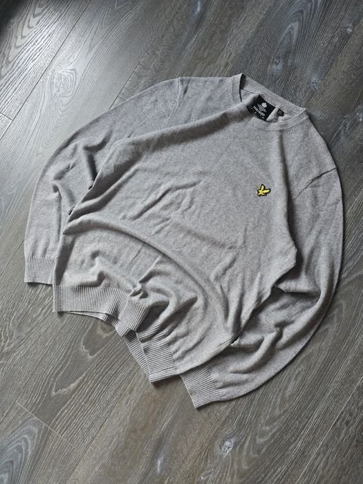 Мужской Lyle & Scott Светр Серый Шерсть L