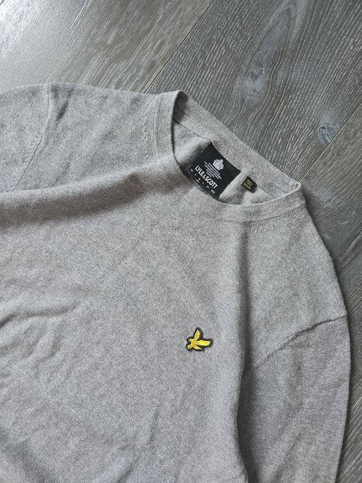 Мужской Lyle & Scott Светр Серый Шерсть L