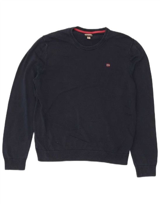 Herren Lacoste Pullover Marineblau Baumwolle 38