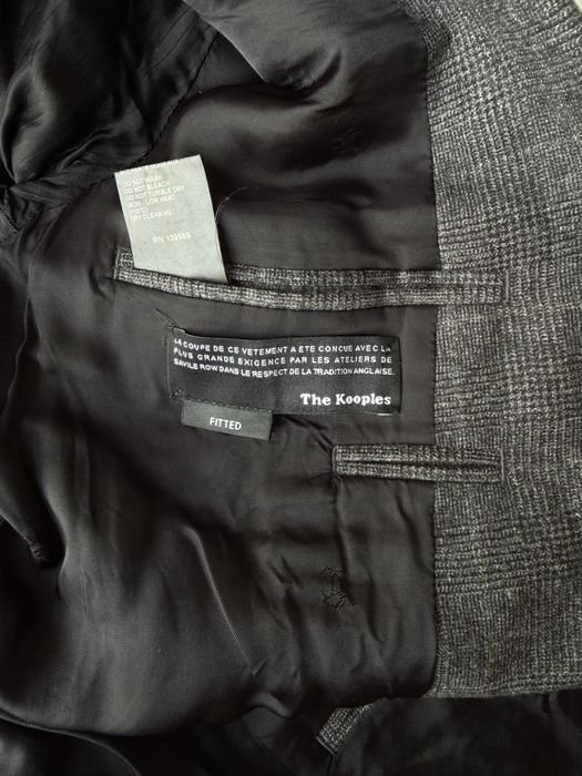Damen Kooples Sakko Schwarz Wolle Sonstiges
