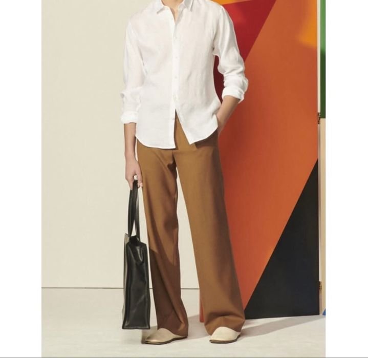 Женские Sandro Брюки Кемел Натуральная Ткань 36