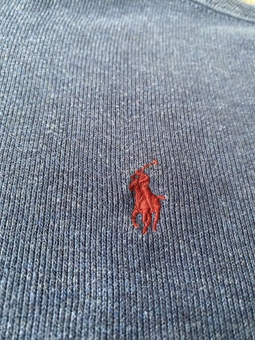 Men Ralph Lauren Sweater Navy 1/4 Zip XXL