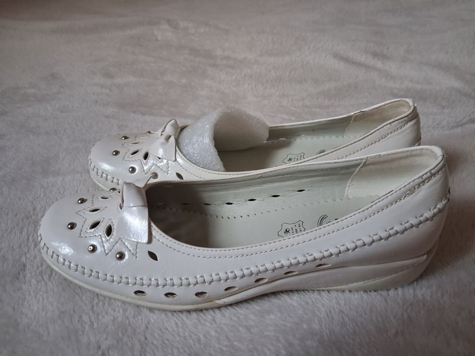 Damen Absatzschuhe Weiß 41