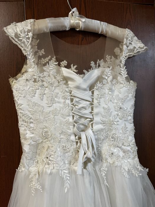 Hochzeitskleid Weiß Einheitsgröße