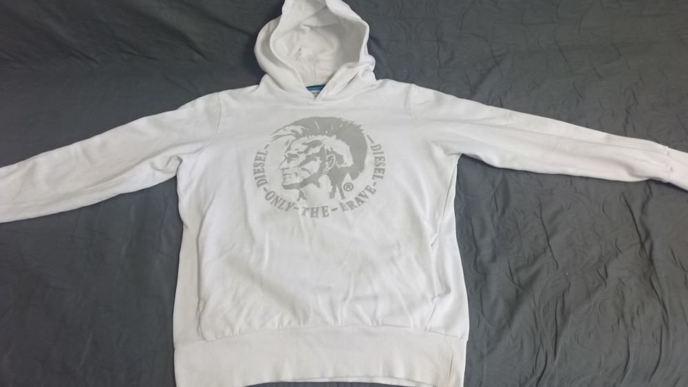 Мужской Diesel Худи Белый 38