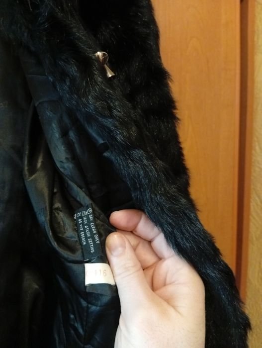 Damen Andere Mantel Schwarz Andere Fell Andere