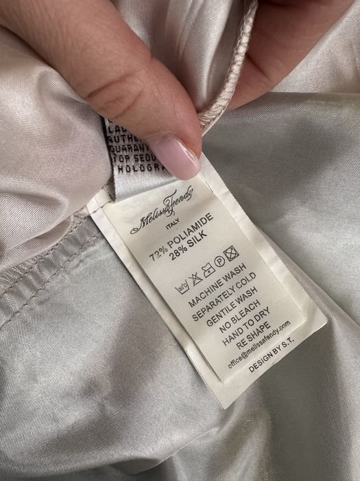 Femme Melissa Fendy Robe Rose Soie 34