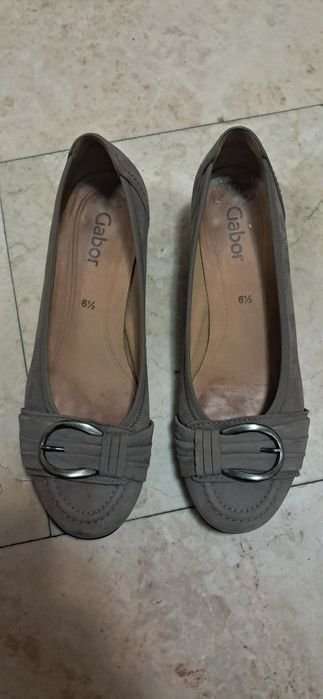 Women Heels Beige Nubuck 39