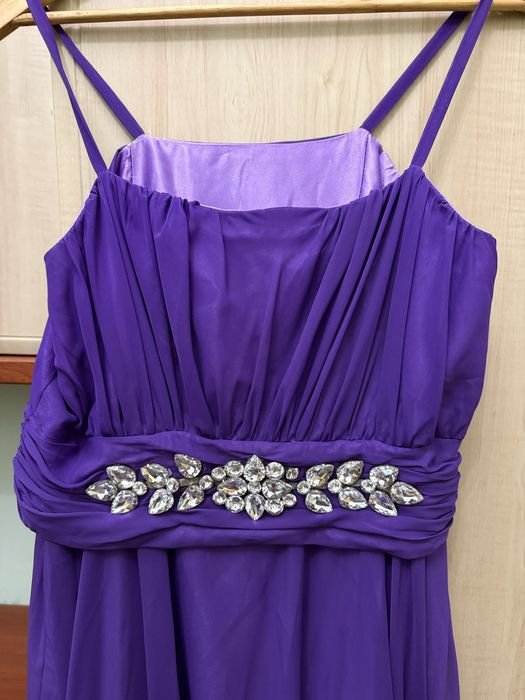 Donna Abito Viola Chiffon 38