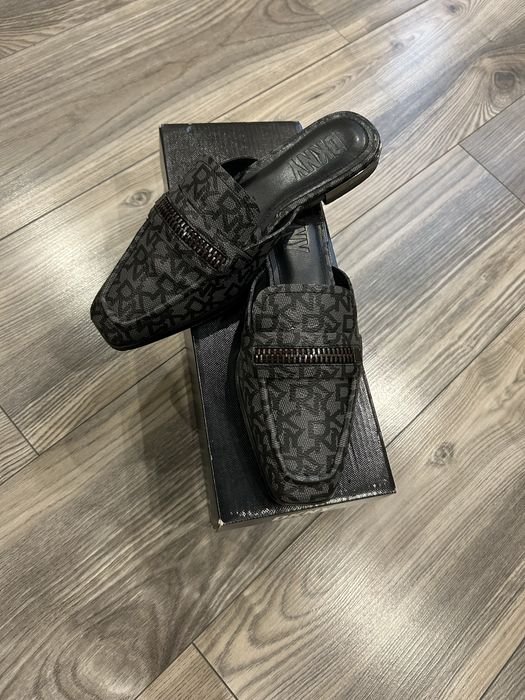 Damen Absätze Schwarz Leder 37