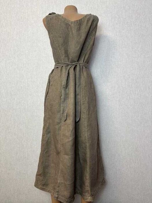Donna CP Company Abito Marrone Lino 36