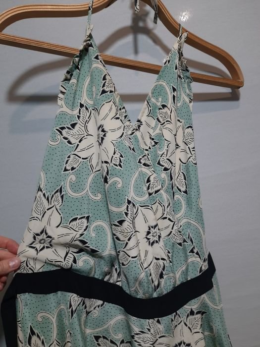 Femme Reiss Robe Turquoise Soie 38