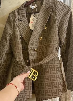 Femme Fendi Blazer Marron 38