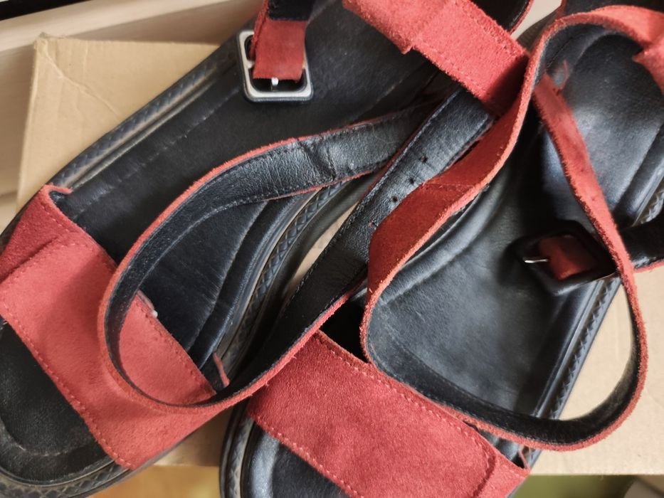 Damen High Heels Rot Wildleder 40