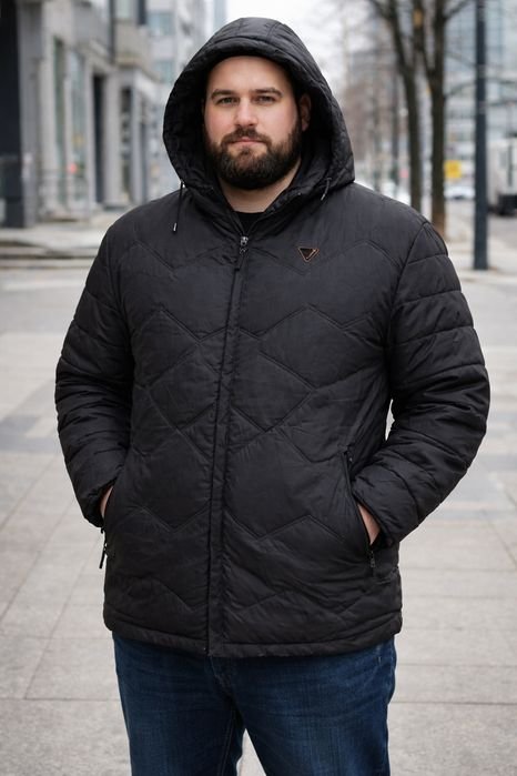 Мужская Guess Куртка Чёрная 4XL