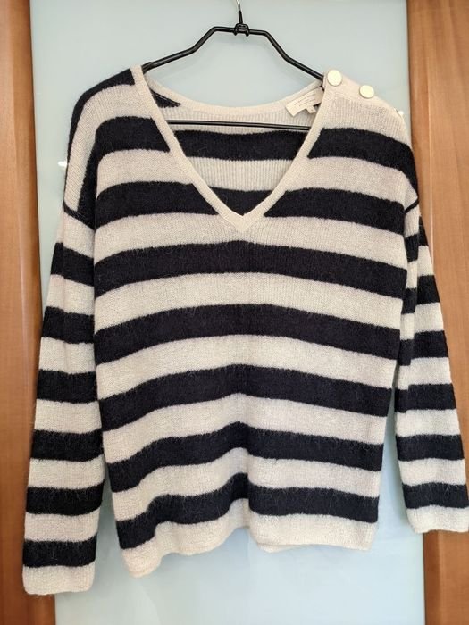 Damen Sezane Pullover Marineblau Wolle 36