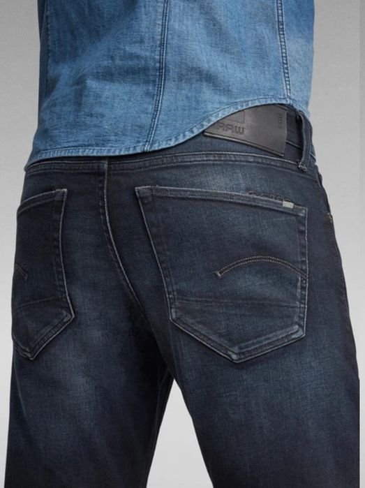 Uomo G-star Raw Jeans Blu Navy Denim 30/32