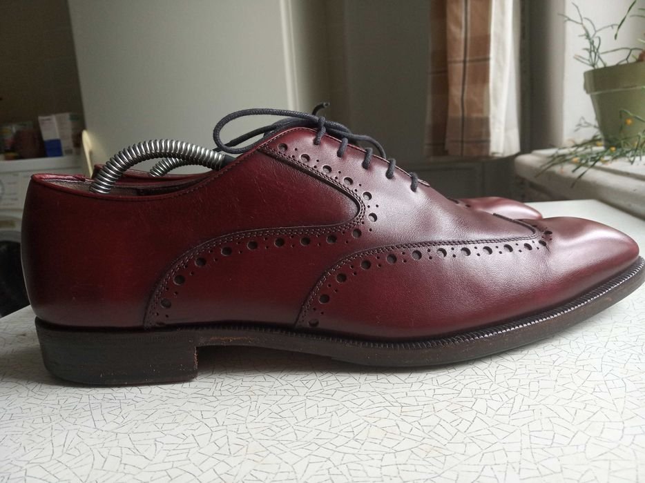 Мужской Salvatore Ferragamo Ботинки Бордовый Кожа