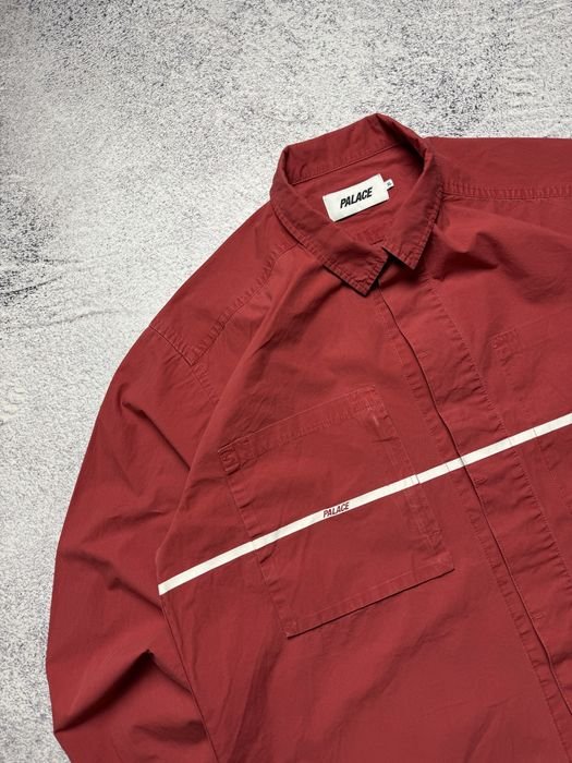 Homme Palace Skateboards Chemise Rouge Coton 40