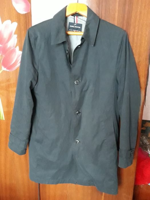 Homme Daniel Hechter Trench Coat Bleu Marine 42