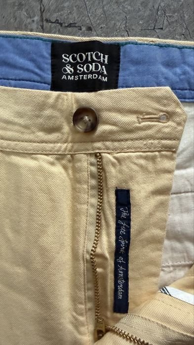 Men Scotch&Soda Trousers Yellow 34