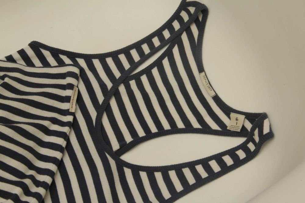 Женский Scotch Soda Платье Тёмно-синий Атлас 38