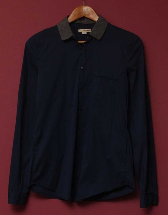 Herren DKNY Hemd Grau Baumwolle 38