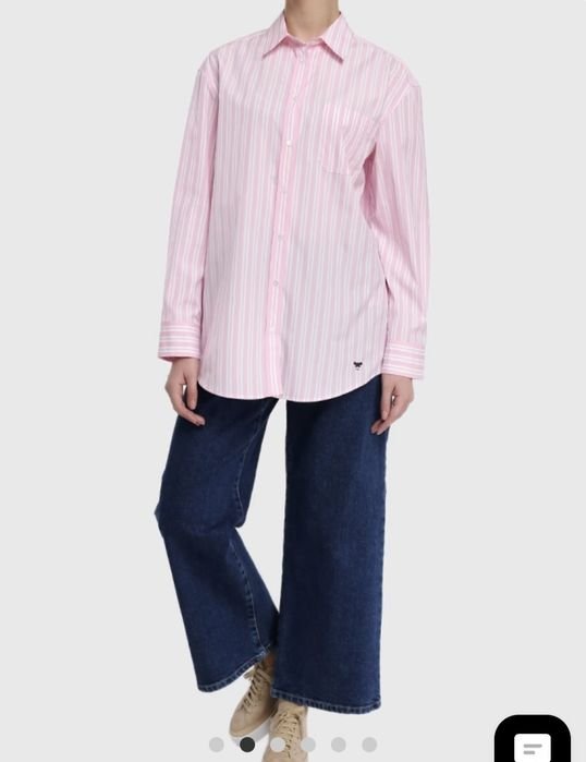 Femme Max Mara Chemise Rose Coton