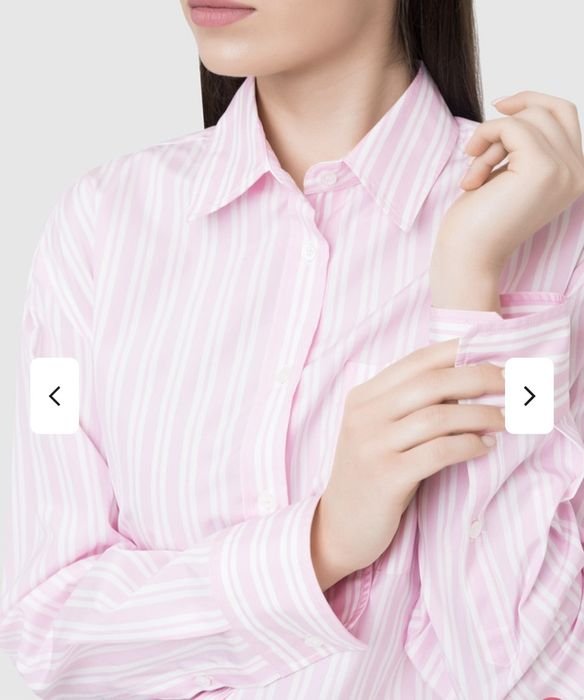 Femme Max Mara Chemise Rose Coton