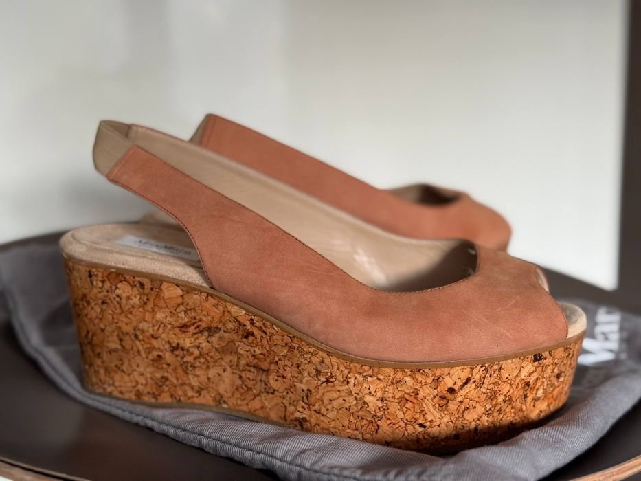 Femme Max Mara Talons Marron Suède 36