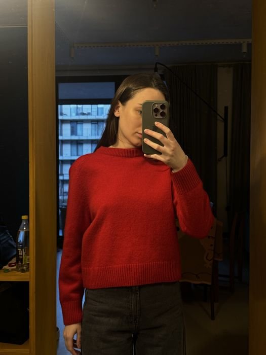 Homme Massimo Dutti Pull Rouge Laine 34