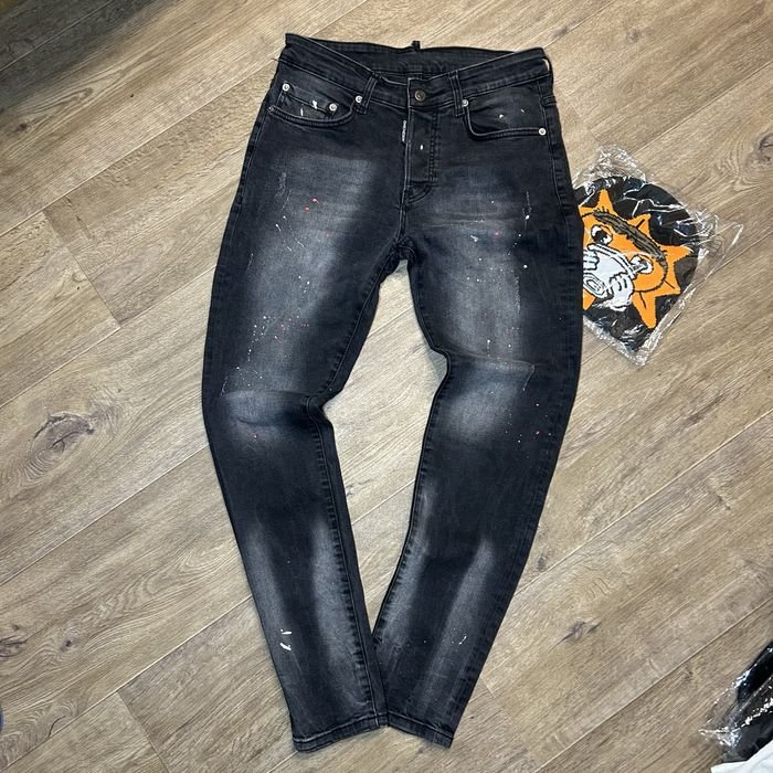 Men Dsquared2 Jeans Black Cotton 28