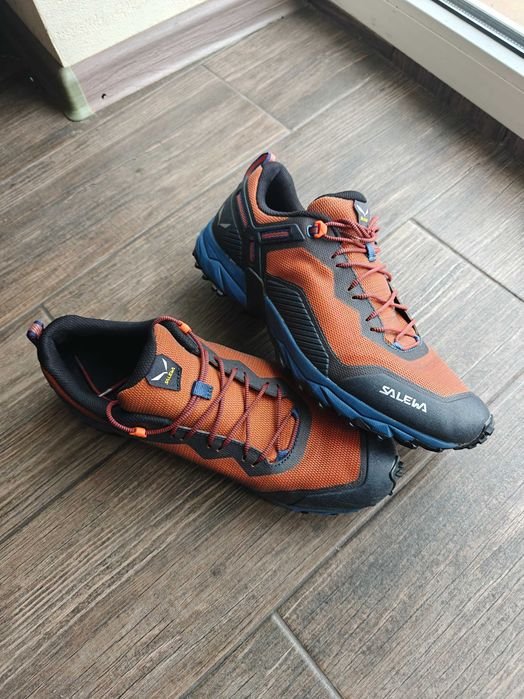 Men Salewa Boots Orange Mesh 43