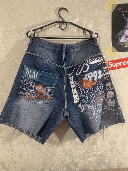 Men Vintage Southpole Shorts Navy Denim 36-38