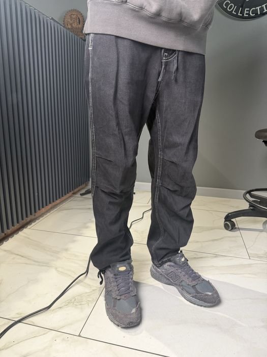 Uomo Jeans Nero Denim Altro