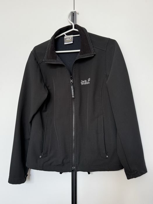 Uomo Jack Wolfskin Giacca Nera Impermeabile