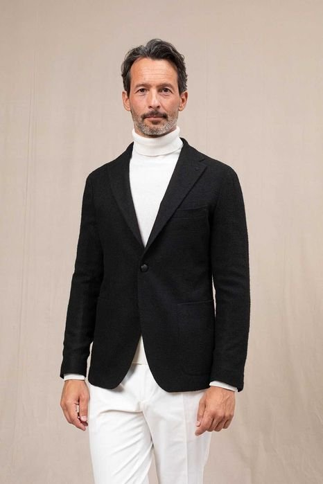 Men Tagliatore Blazer Black 38