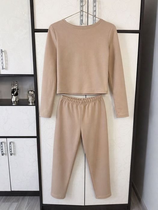 Женский Костюм Бежевый 36